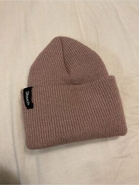 Baby Beanie Hat in Dusty Rose